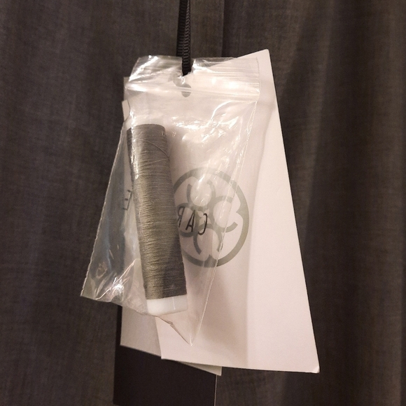 CARLISLE Wool Jogger Trousers Zip Gussetted Elastic Ankle Dress Pants 10 - Picture 4 of 10